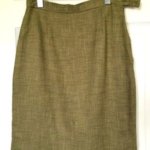 Rena Rowan green pencil skirt
